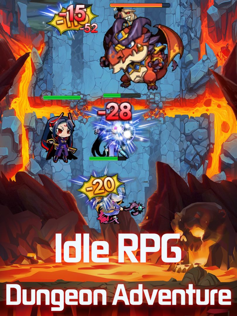 Screenshot of Heroes Legend in Dungeon -  Idle RPG Games