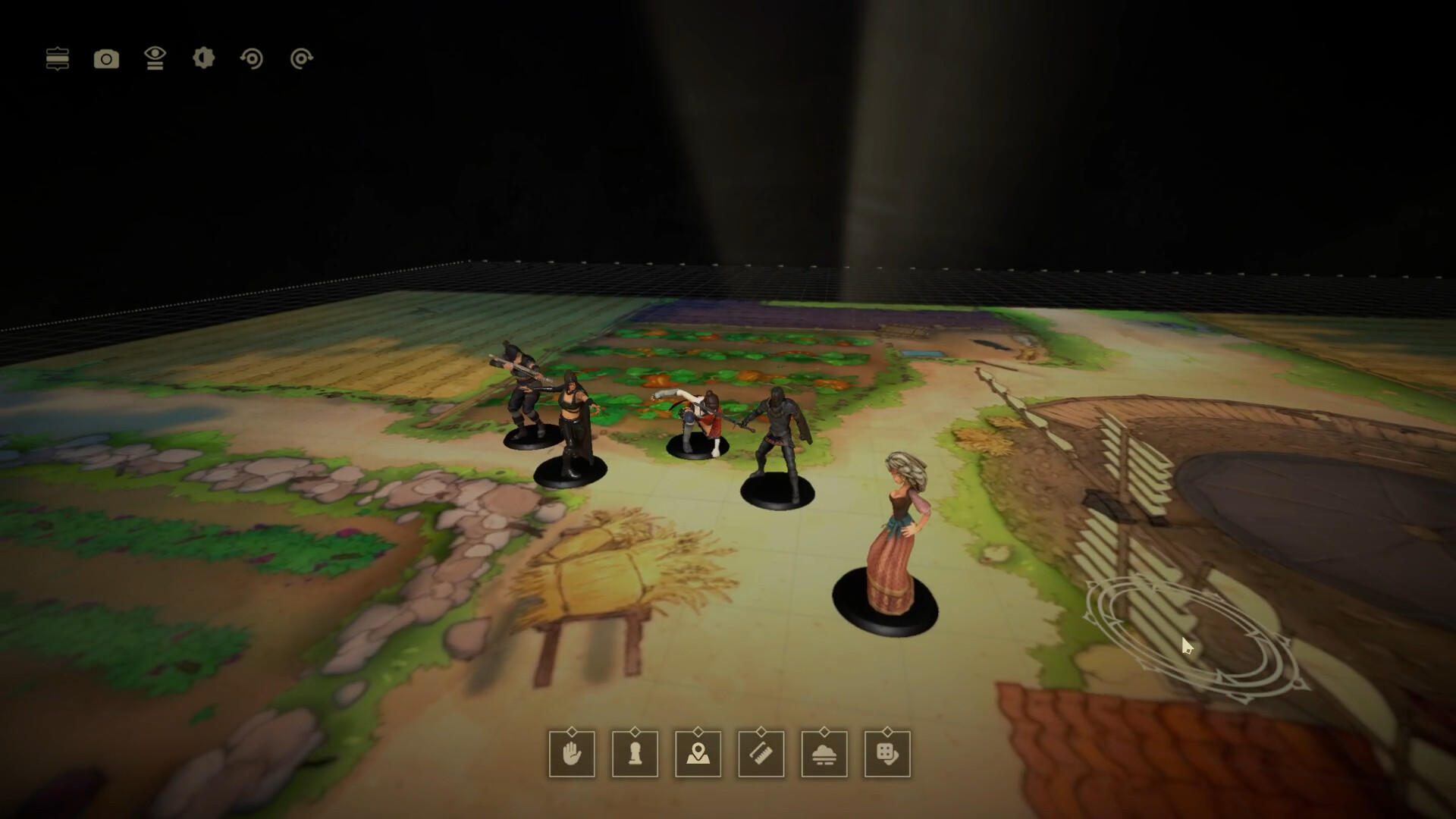 Screenshot of Conclave Virtual Tabletop