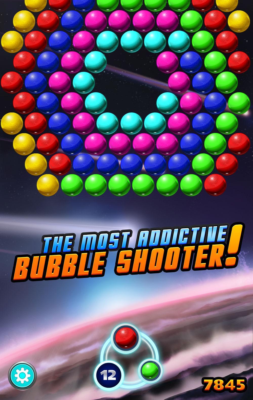 Bubble Shooter Galaxy Game Screenshot