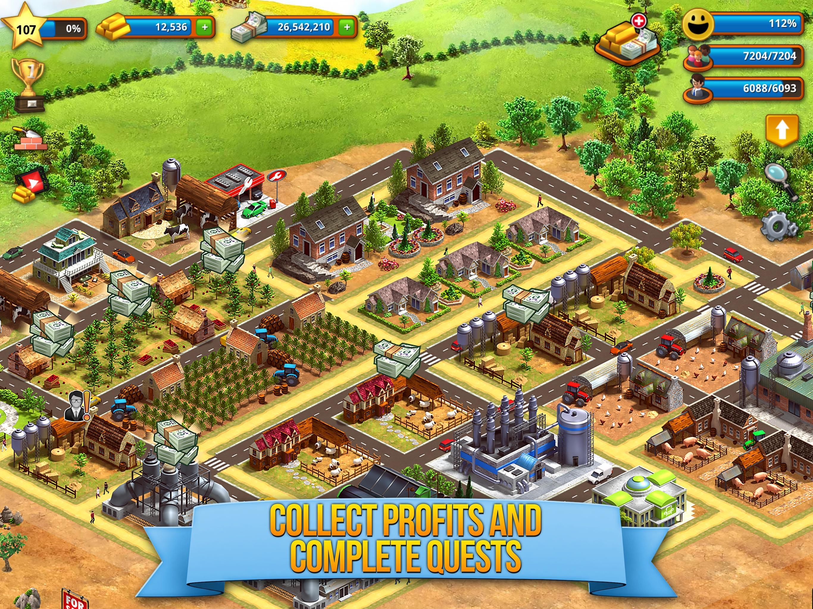 Tropic Paradise Sim: Town Buil Game Screenshot
