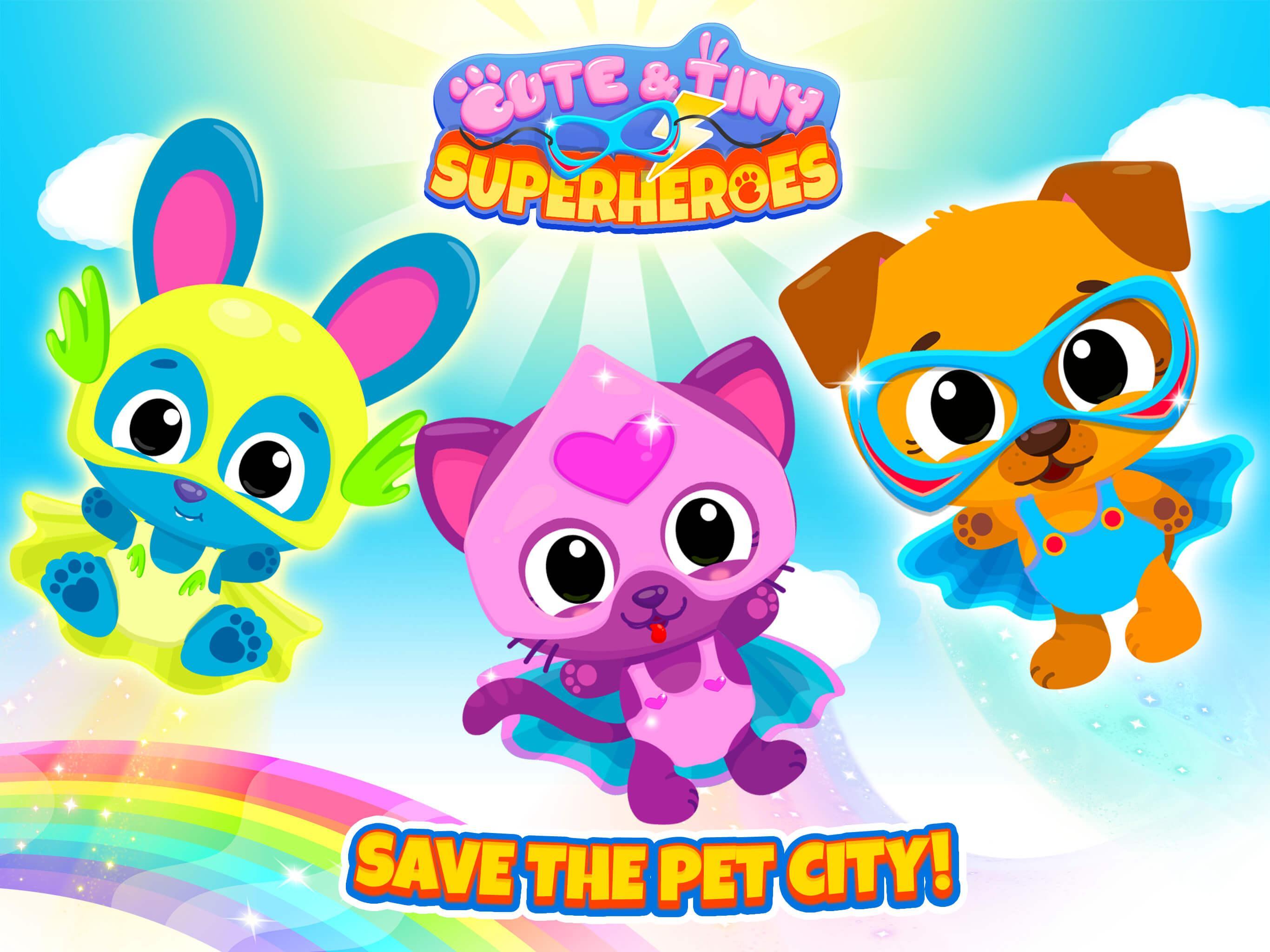 Cute & Tiny Superheroes - Brave Pets to the Rescue android iOS apk download  for free-TapTap