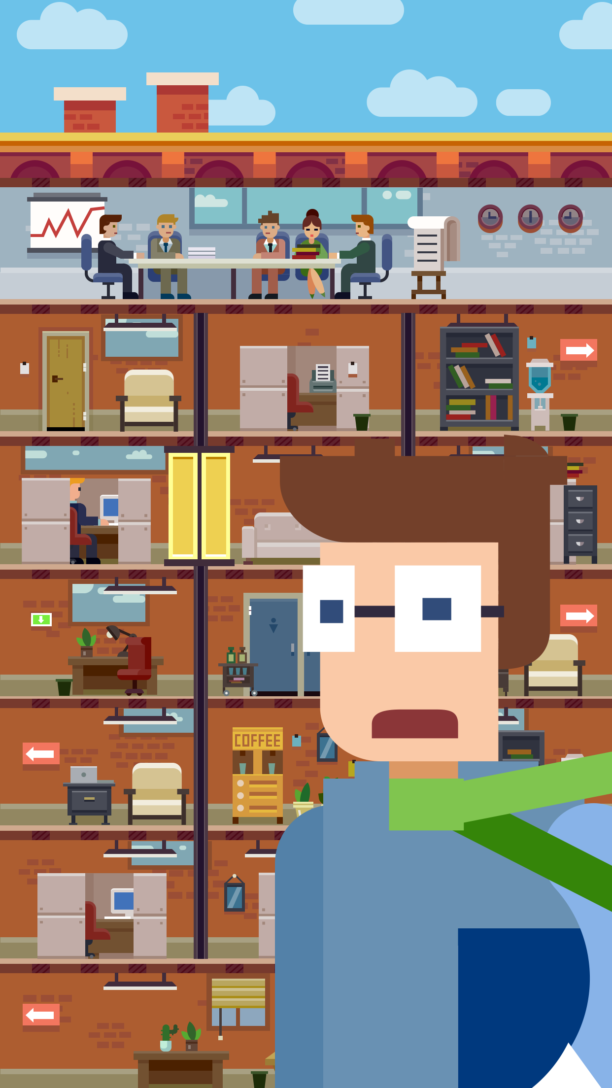 Funky Floors Game Screenshot
