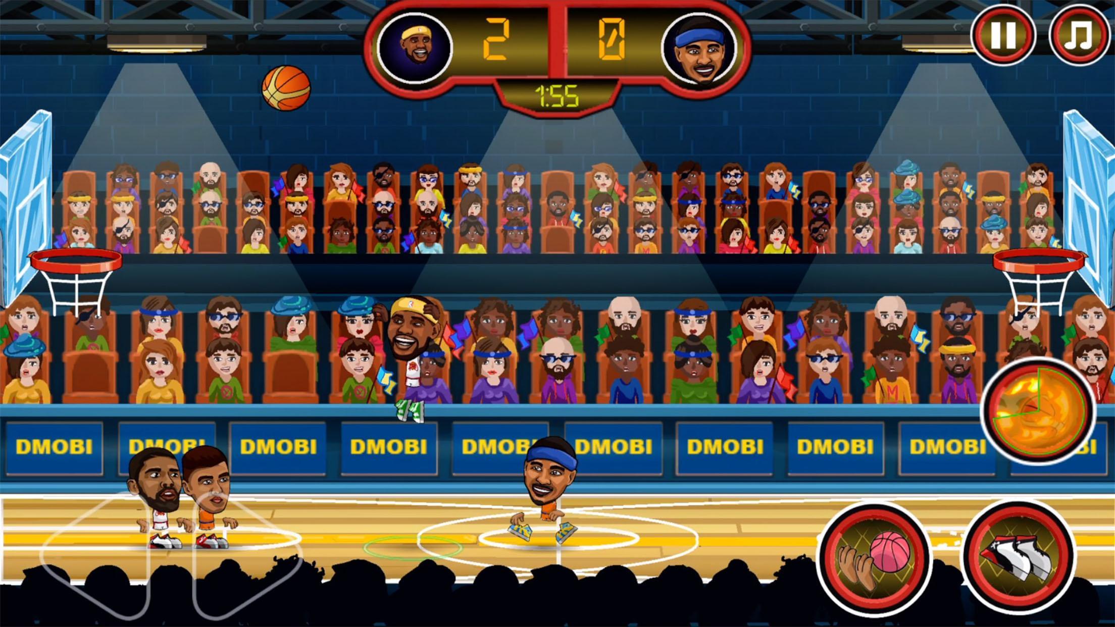 Basketball Legends: Dunk Game 게임 스크린 샷
