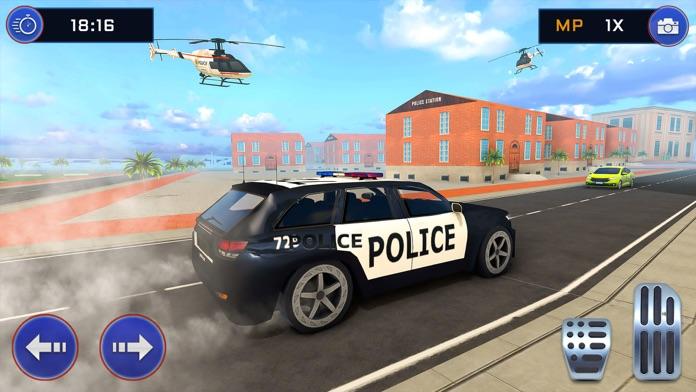 Captura de Tela do Jogo Jogo corrida carros de polícia