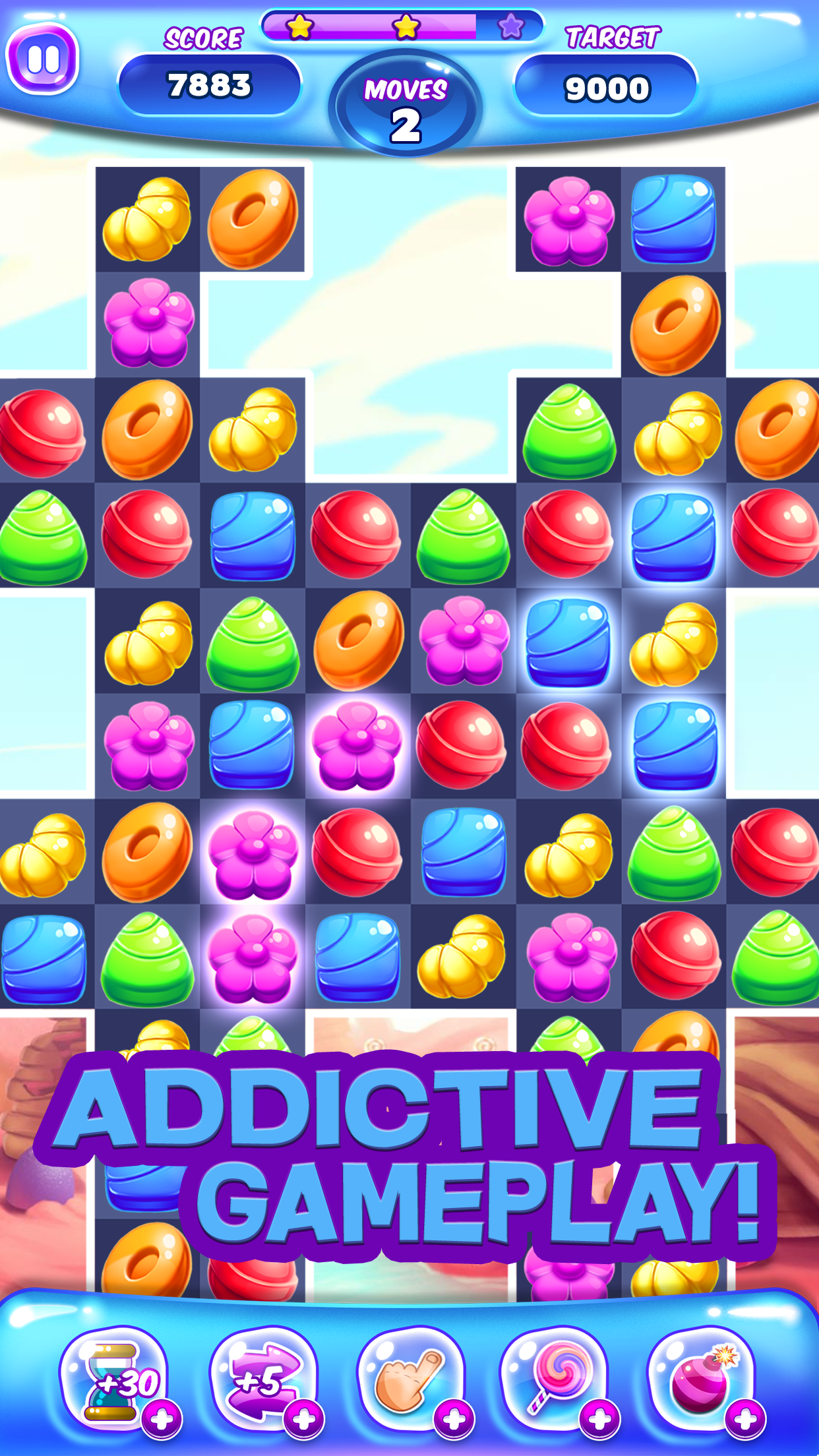 Candy Match Fever Game Screenshot
