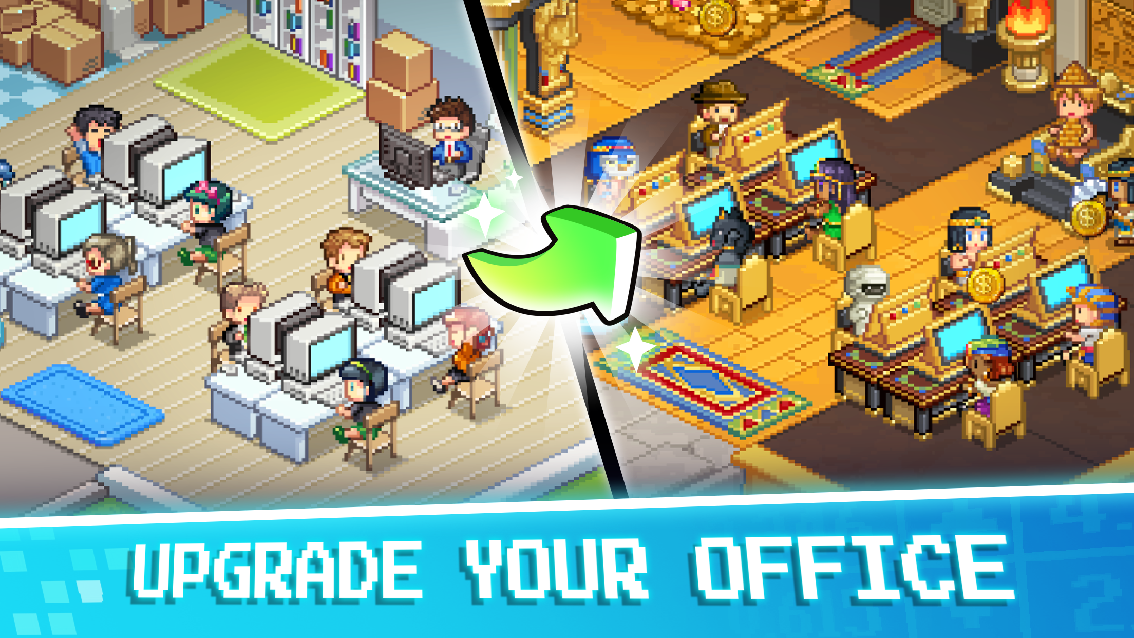 Tap Tap Trillionaire: 8 Bits Game Screenshot