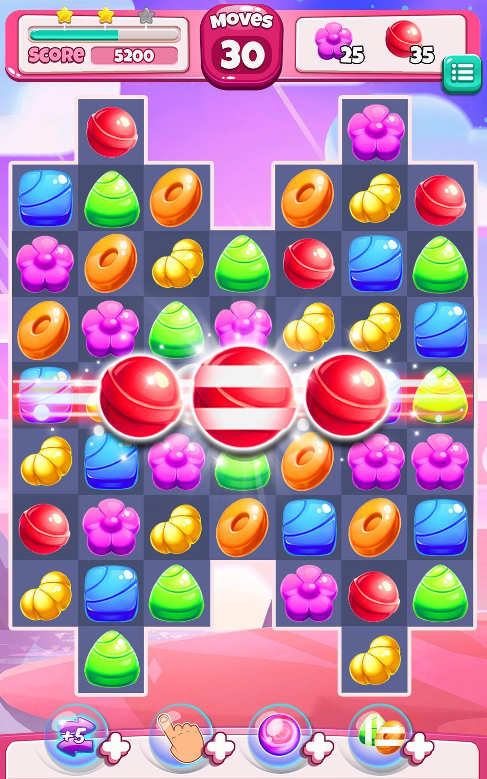 Sweet Candy Clash Game Screenshot