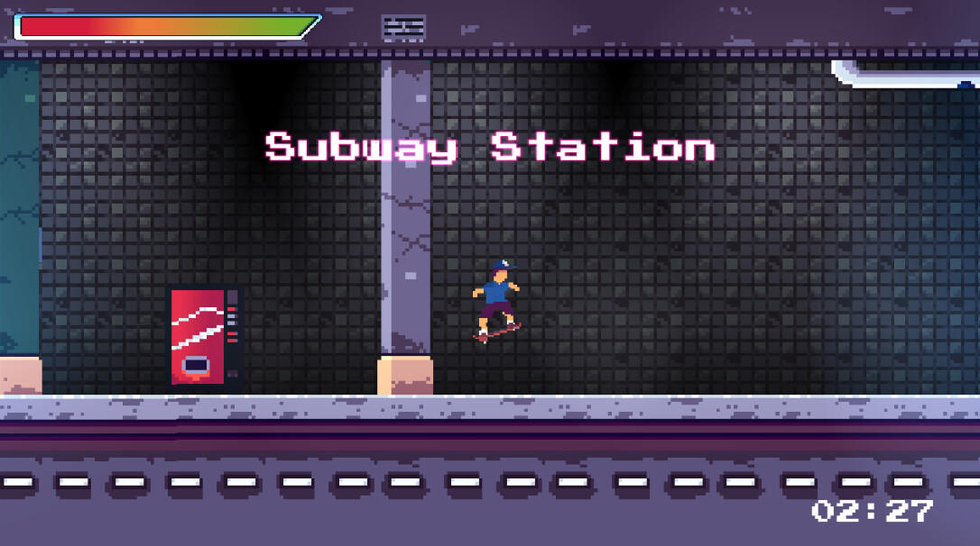 Hyper Skater Game Screenshot