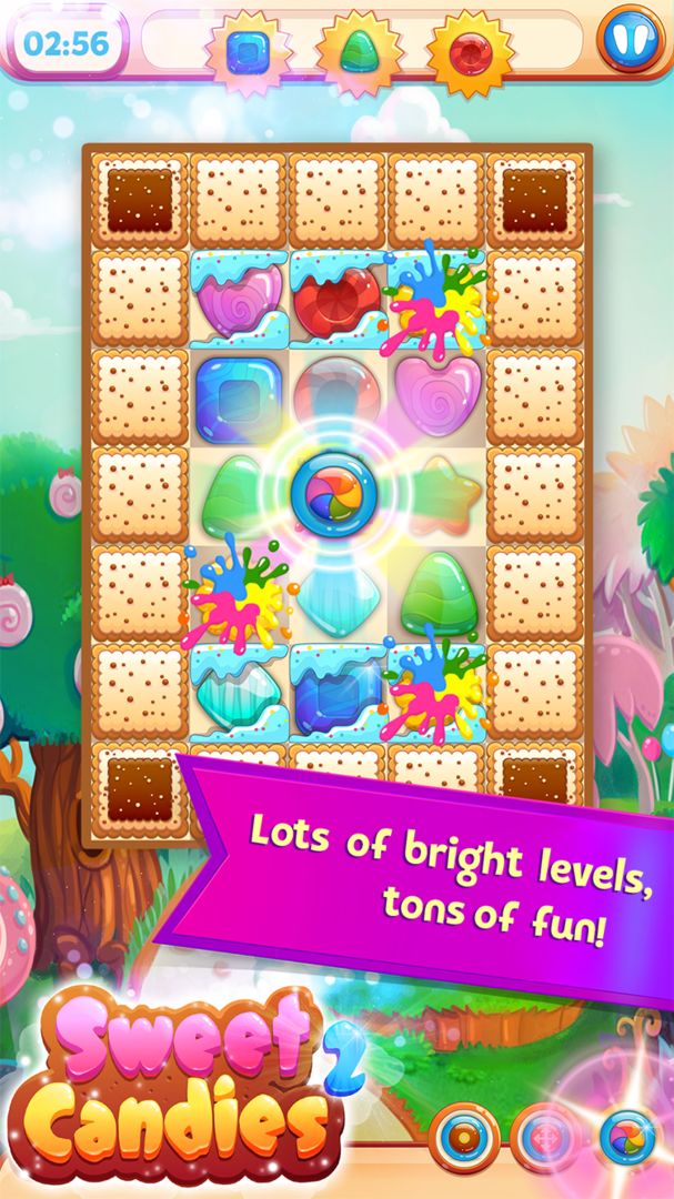 Sweet Candies 2 - Match 3 screenshot game