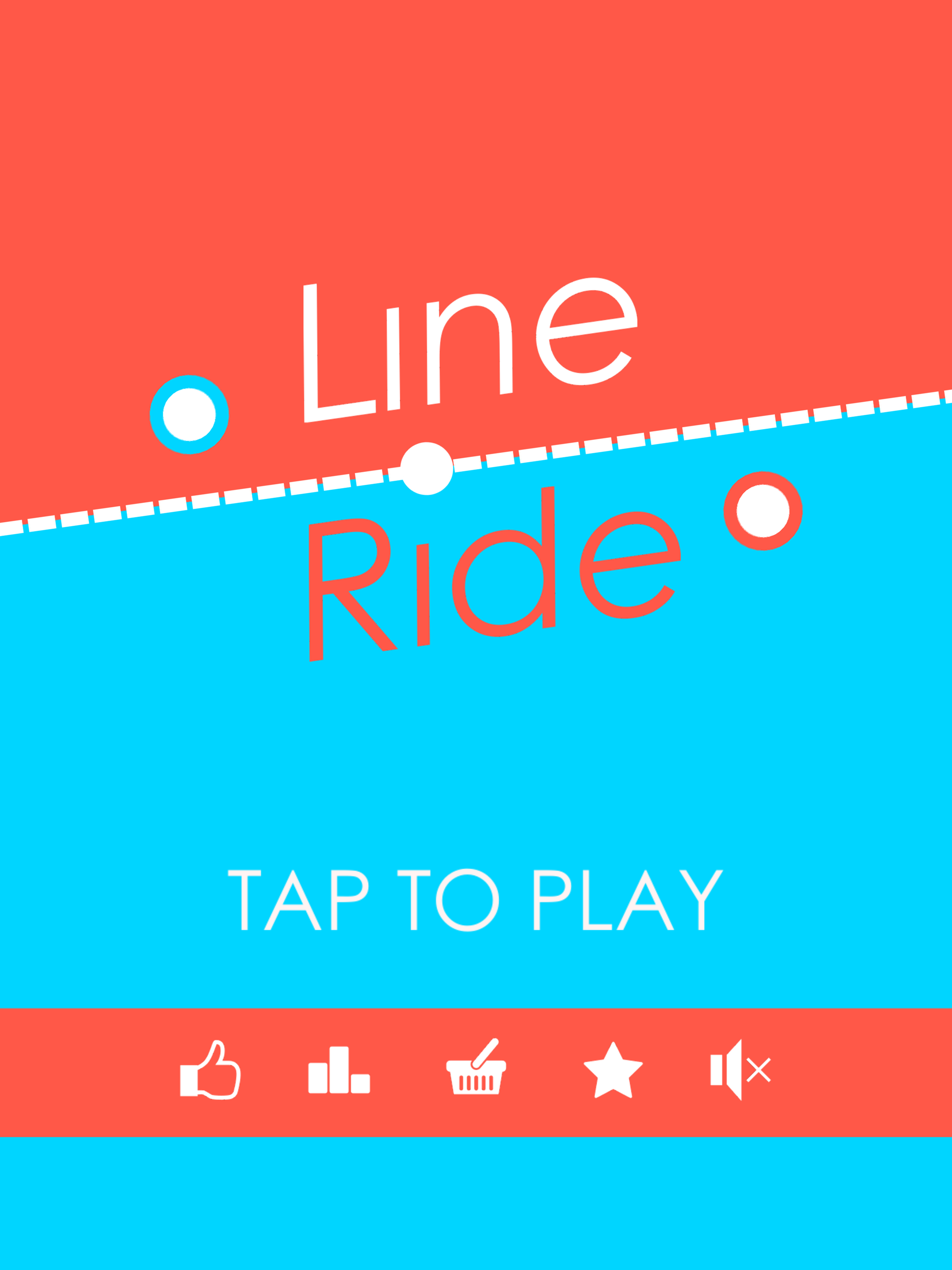 Line Ride ภาพหน้าจอเกม
