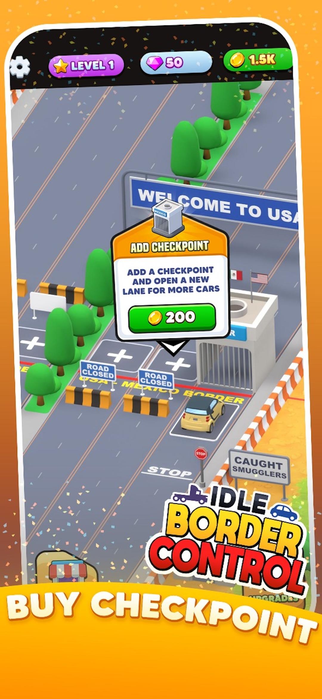 Idle Border Control Game Screenshot