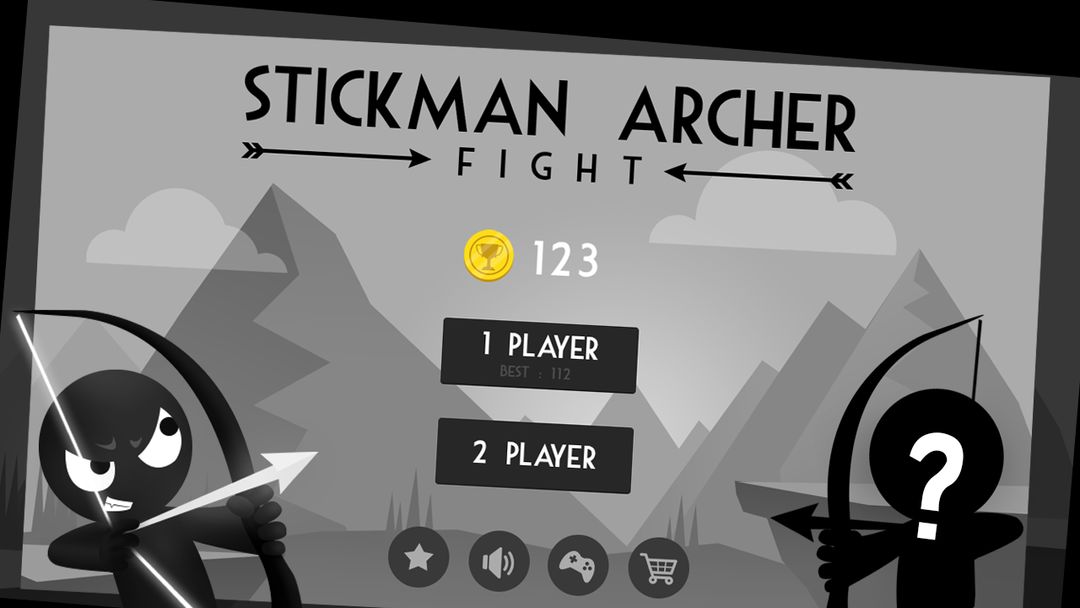 Stickman Archer Fight 게임 스크린 샷