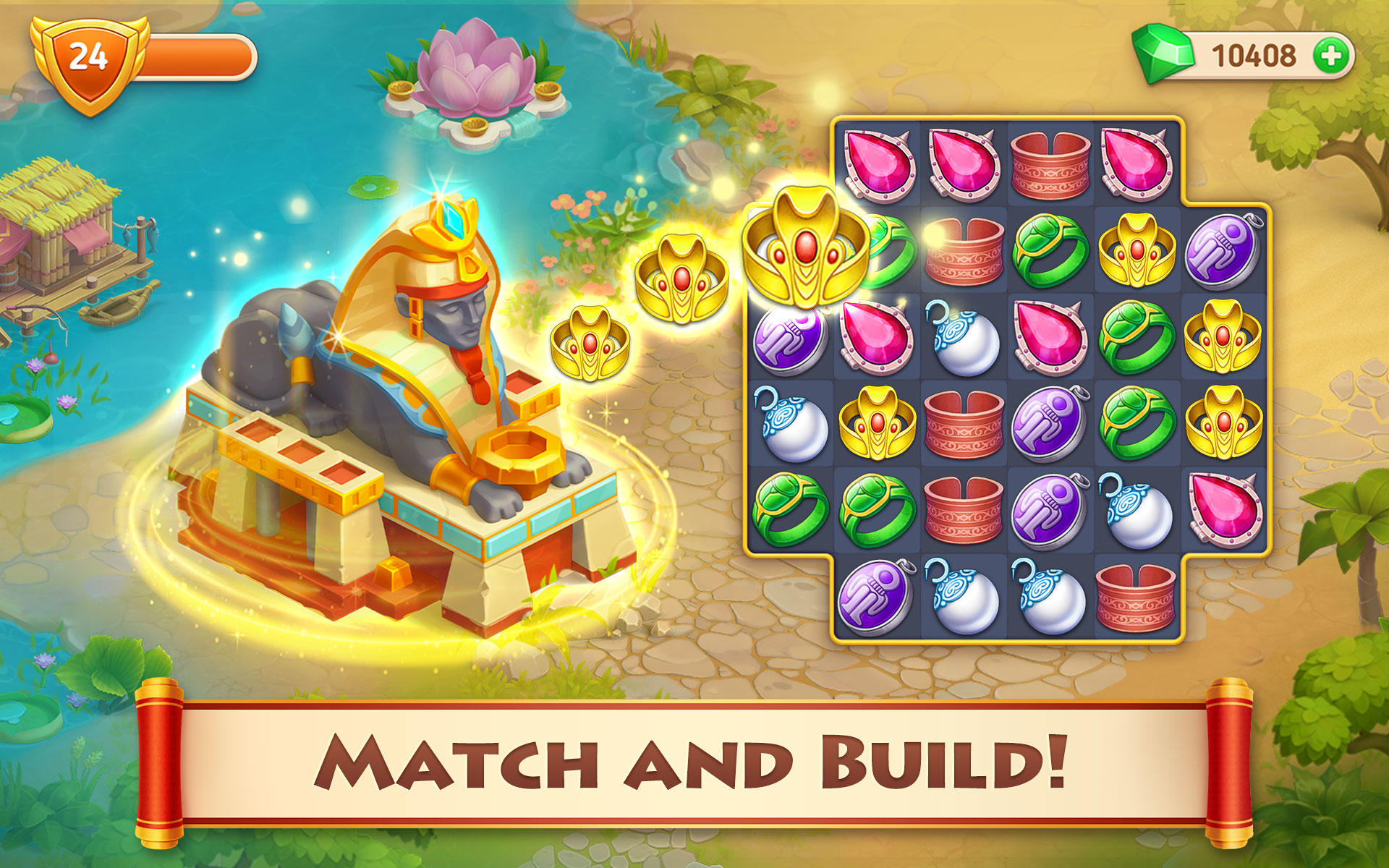 Скриншот игры Cradle of Empires: 3 in a Row