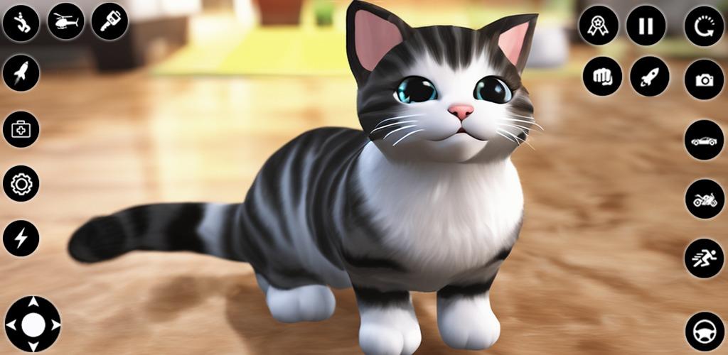 derradeiro simulador de gato virtual aventura de gatinho - meu lindo gatinho  de estimação grátis simulador de gato vs cachorro - vida animal jogos de  gatinhos vadios para crianças::Appstore for Android