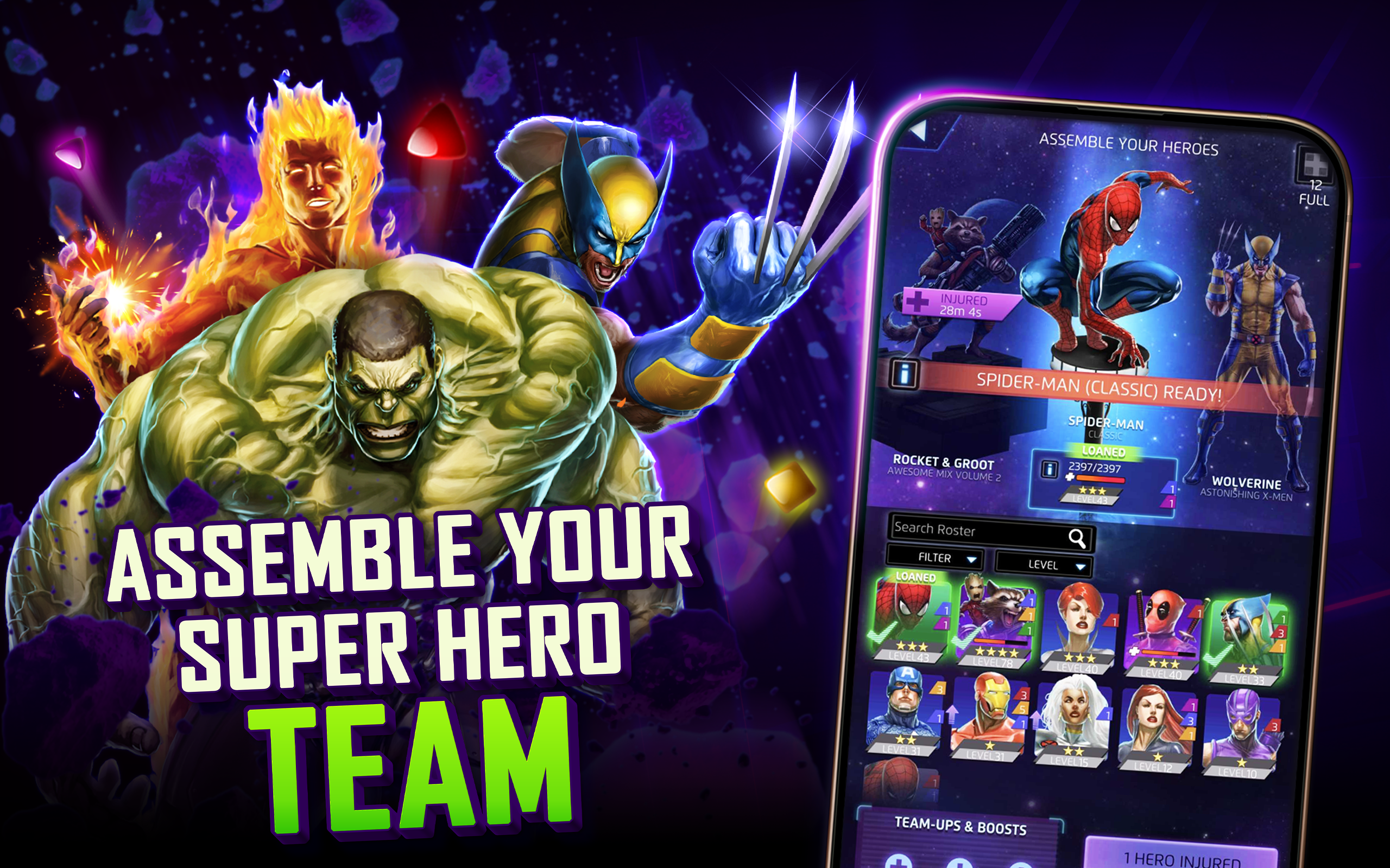 MARVEL Puzzle Quest: Match RPG Game Screenshot