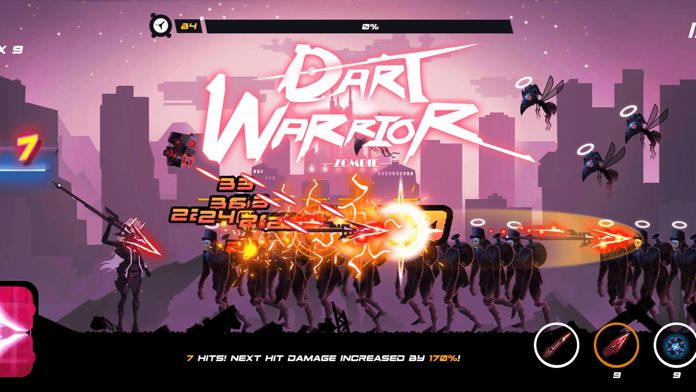 Dart Warrior: Zombie Shooting ภาพหน้าจอเกม