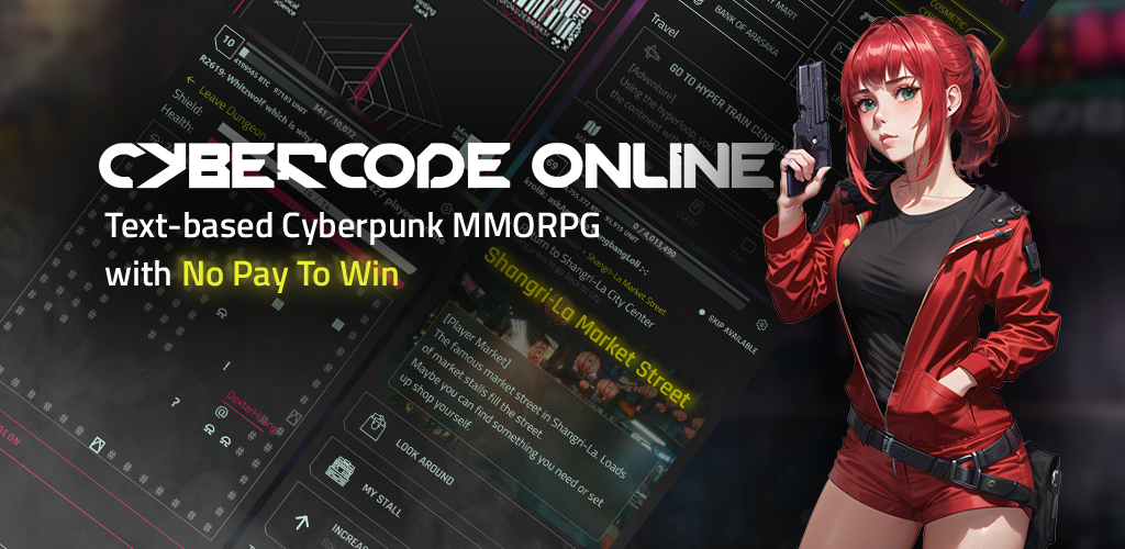 Banner of CyberCode Online -Text MMORPG 411