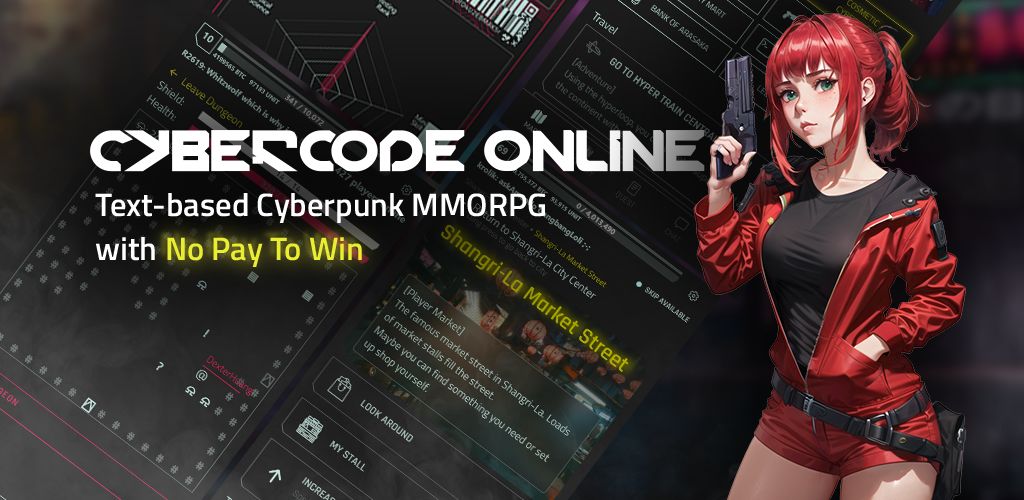 Screenshot of CyberCode Online -Text MMORPG