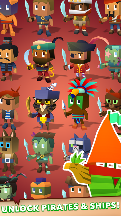 Скриншот игры Blocky Pirates