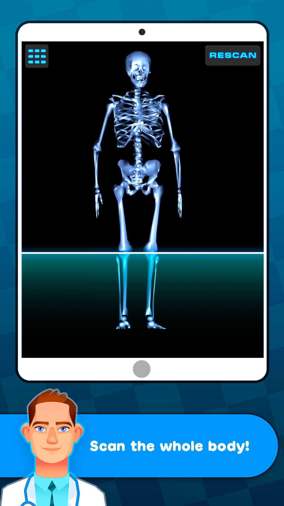 Dr. Simulator: Full Body X-Ray Game Screenshot