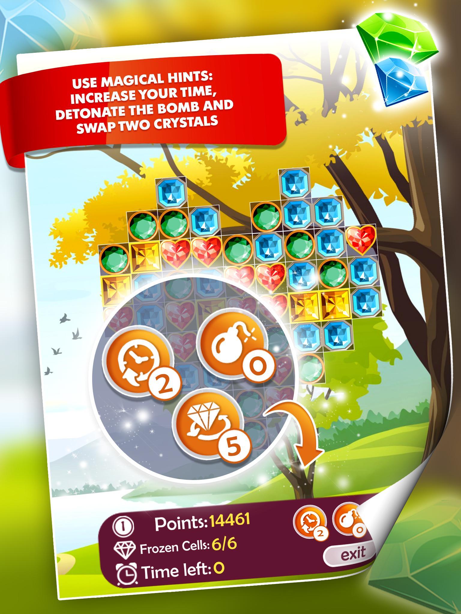 Clash of Gems ゲームのスクリーンショット