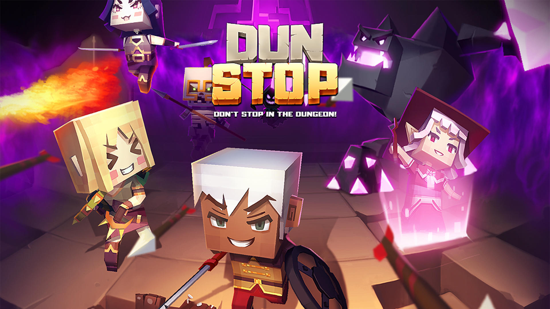Banner of DUNSTOP! - កុំឈប់នៅក្នុងគុកងងឹត៖ ធម្មតា RPG 