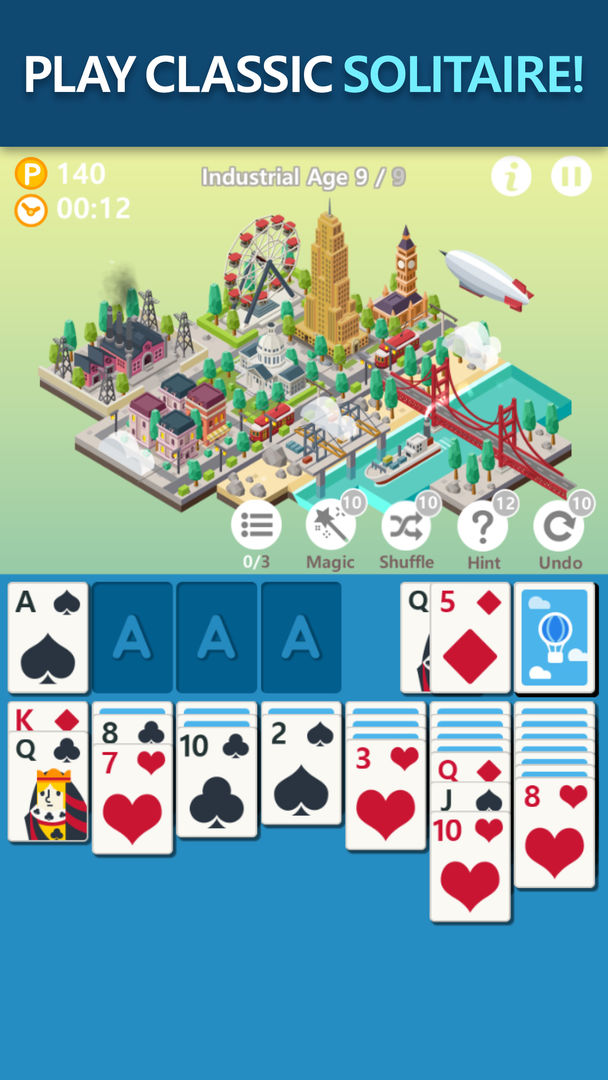 Screenshot of Age of solitaire - Card Game