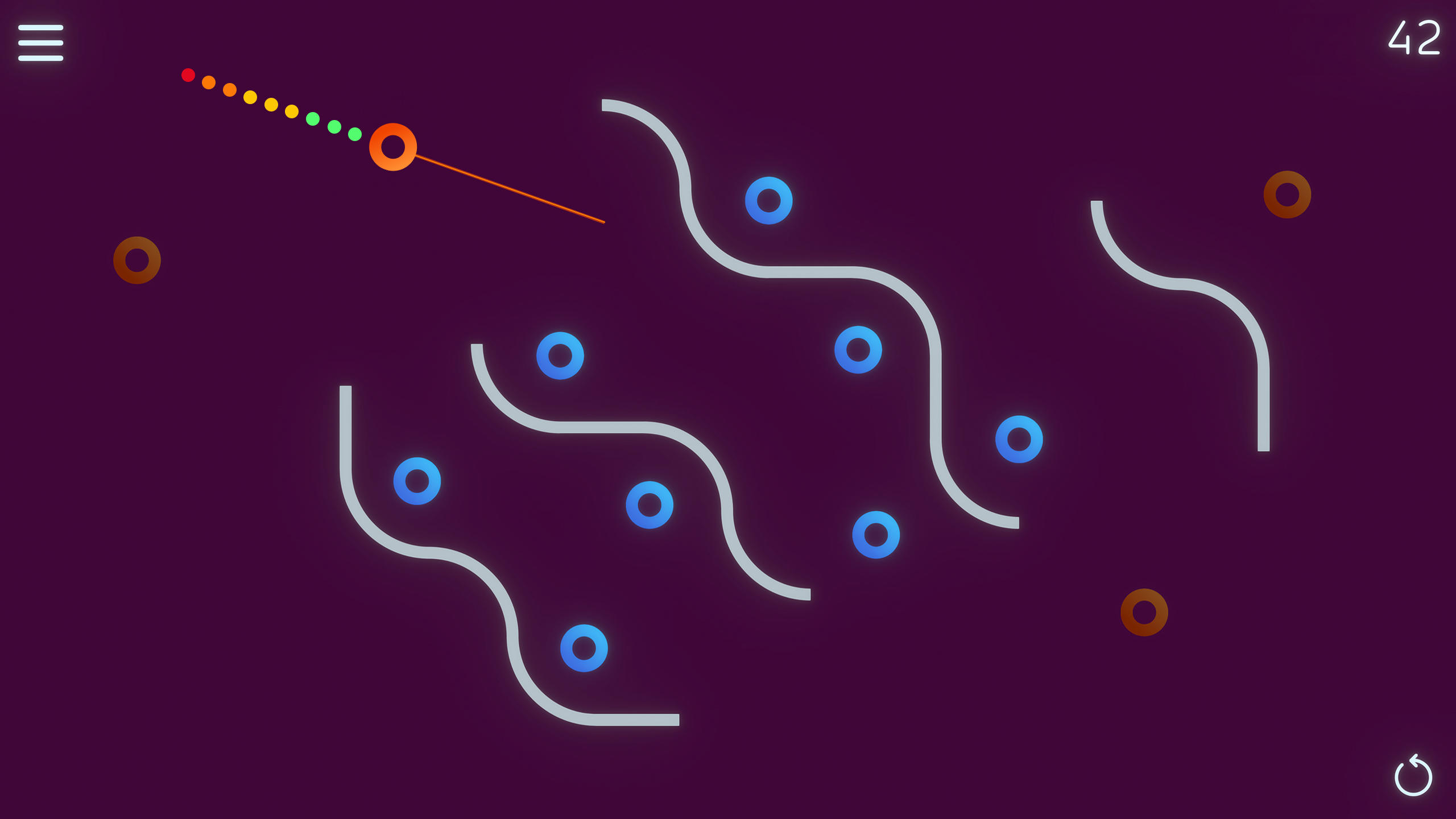 Trikky - Trickshot puzzle Game Screenshot