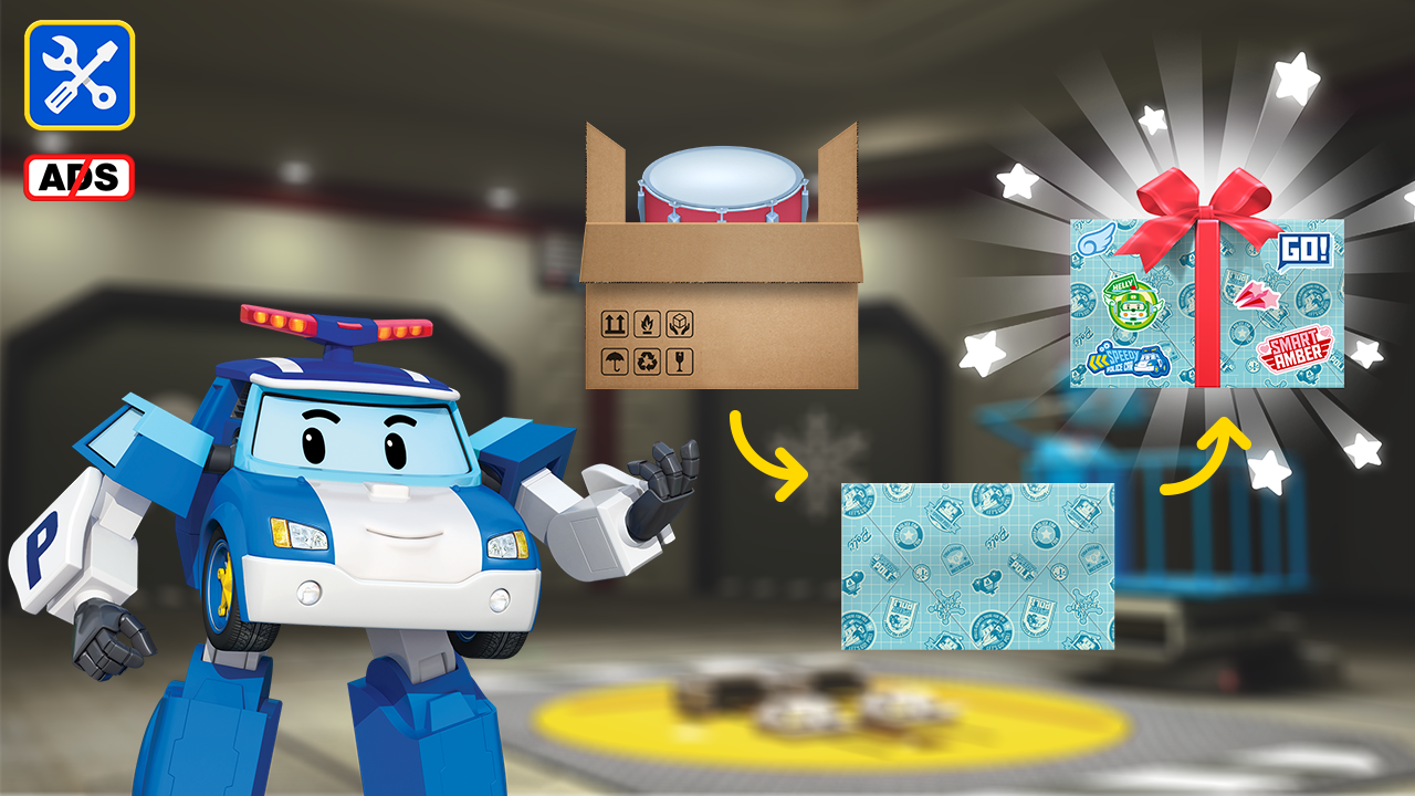 로보카폴리 우편 배달부! 어린이 - 게임 로봇과! 게임 스크린 샷