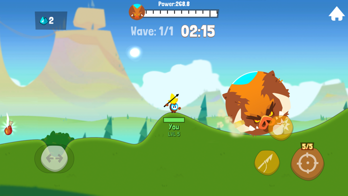 Tiny Hunters - Monsters Attack Game Screenshot