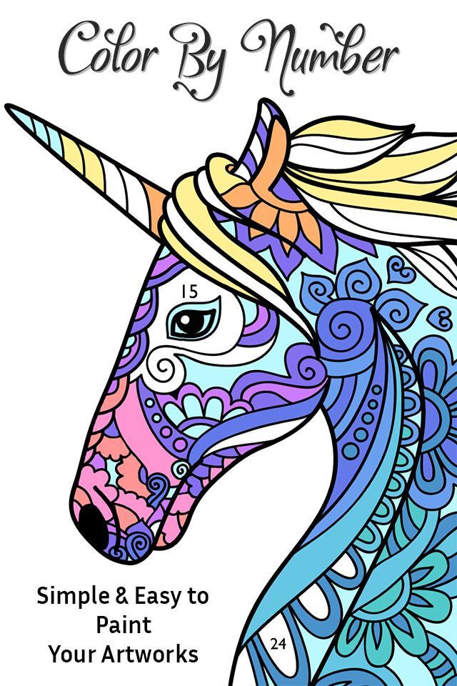 Screenshot of Color by Number New Coloring Book
