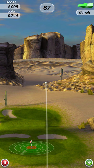 Screenshot of Flick Golf!
