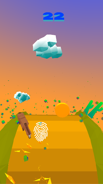 Finger Dodge Game Screenshot