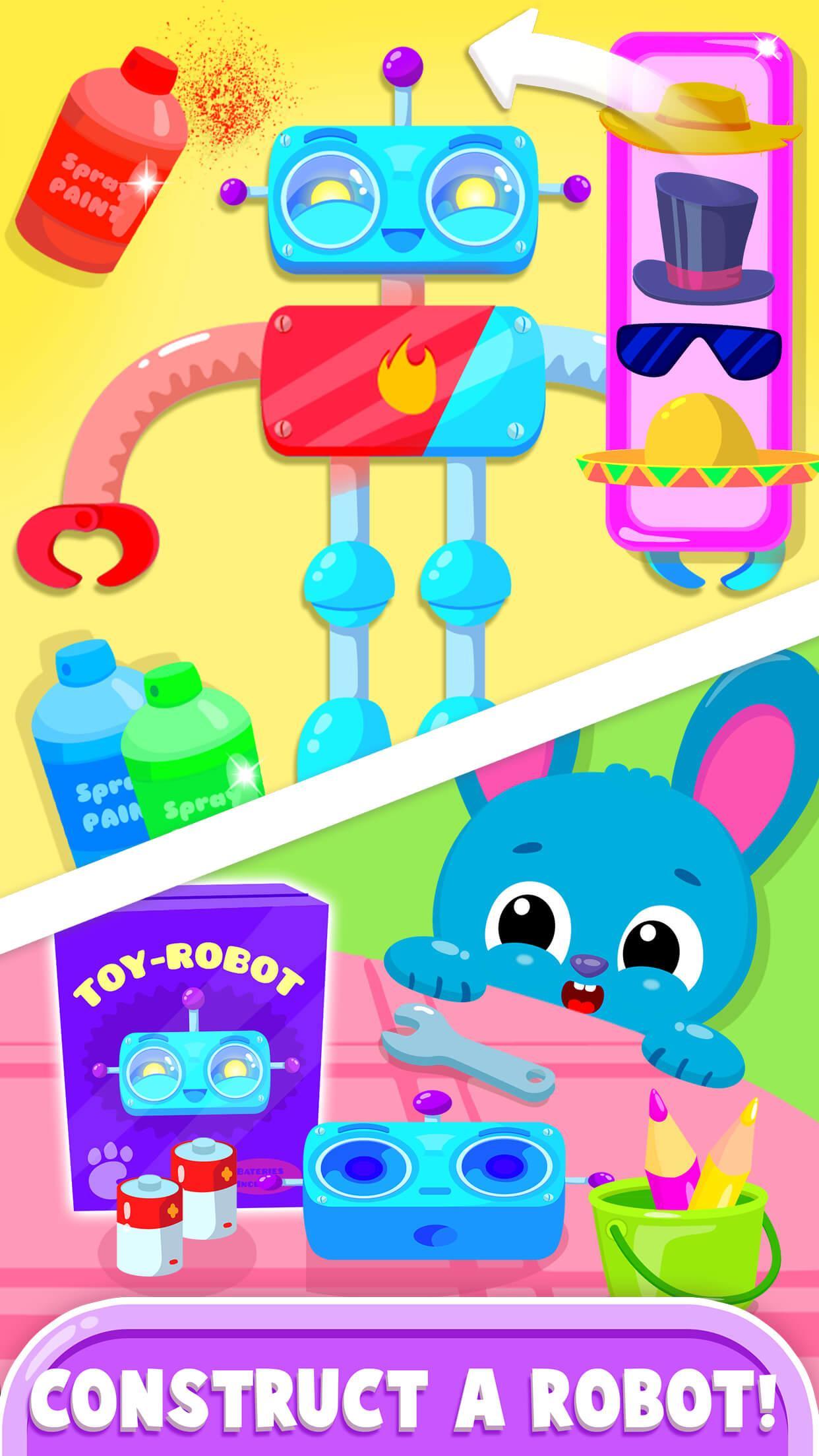 Cute & Tiny Toys - Doll, Dino, Car, Bear & Robot Game Screenshot