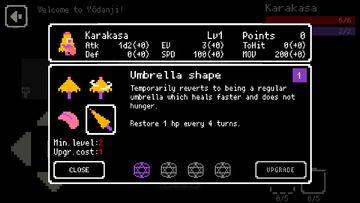 Yōdanji: The Roguelike 遊戲截圖