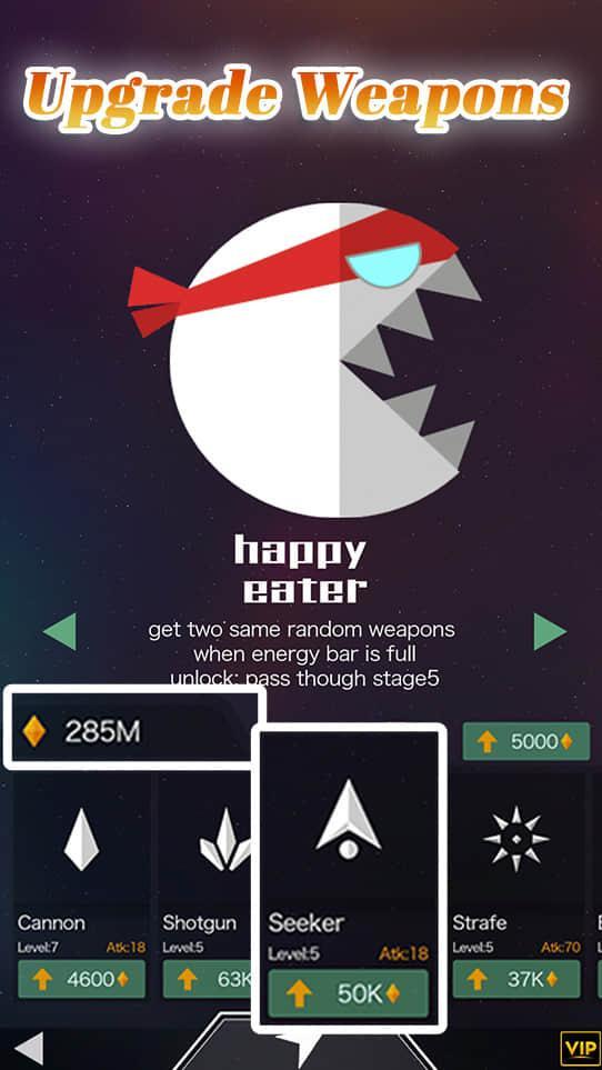 SpaceEater-pac&man free, alien galag,space ghosts screenshot game