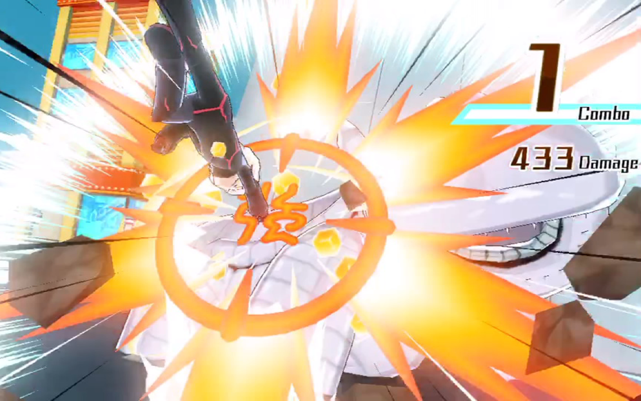 Скриншот игры ワールドトリガー スマッシュボーダーズ