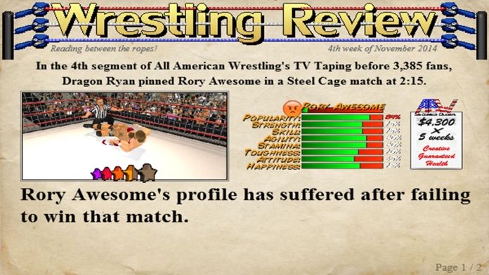 Screenshot of Wrestling Revolution 3D (Pro)