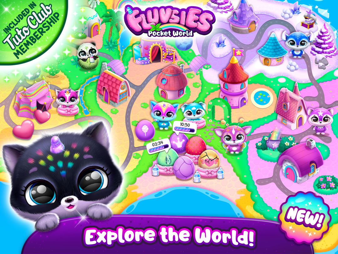 Fluvsies Pocket World screenshot game