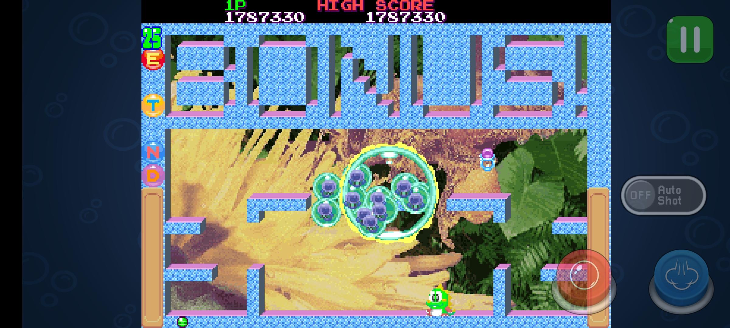 BUBBLE MEMORIES Classic Game Screenshot