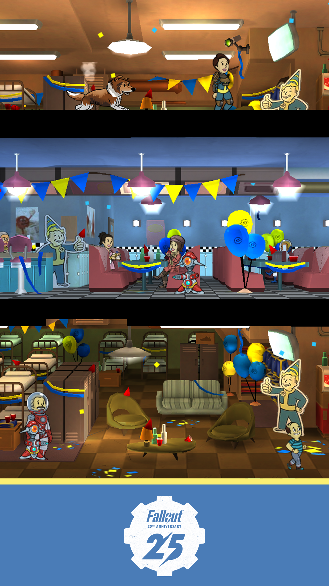 Fallout Shelter ภาพหน้าจอเกม