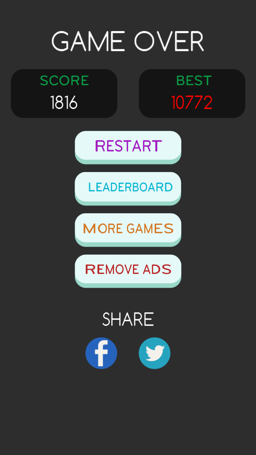 2048 Renew Game Screenshot