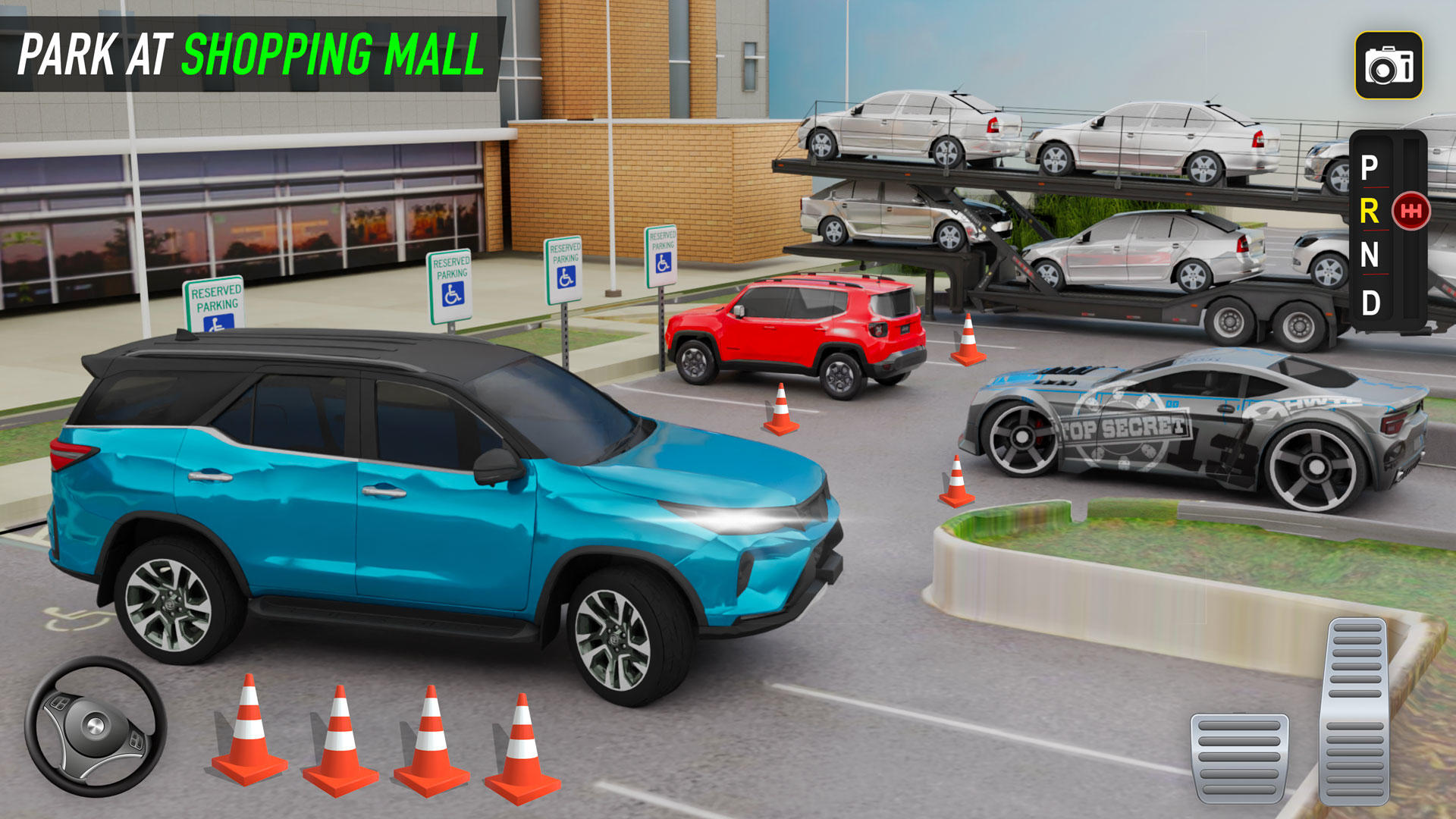 Prado Parking Car Driving Game Game Screenshot