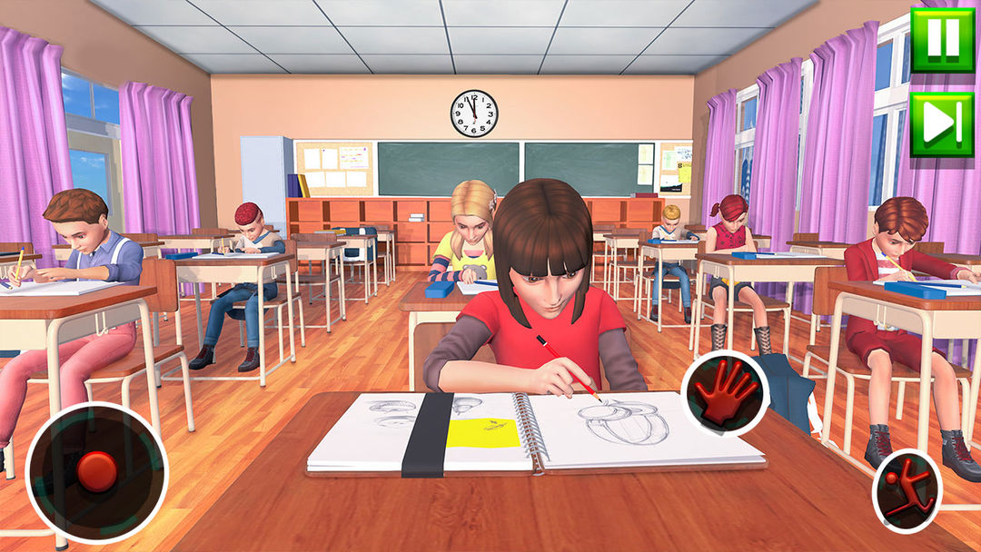 Screenshot of High School Teacher Sim Games