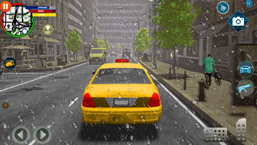 US Taxi Car Driving Simulator ภาพหน้าจอเกม
