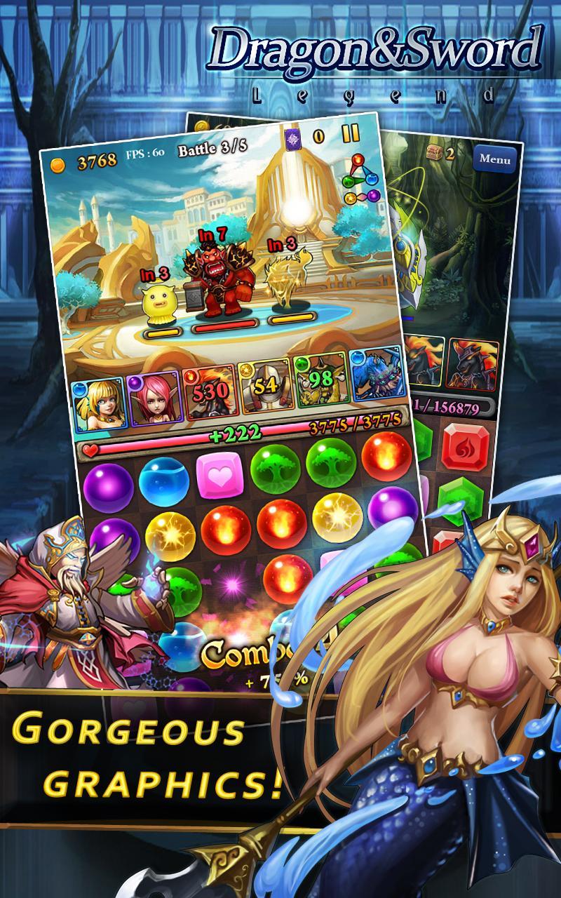 Dragon & Sword Game Screenshot