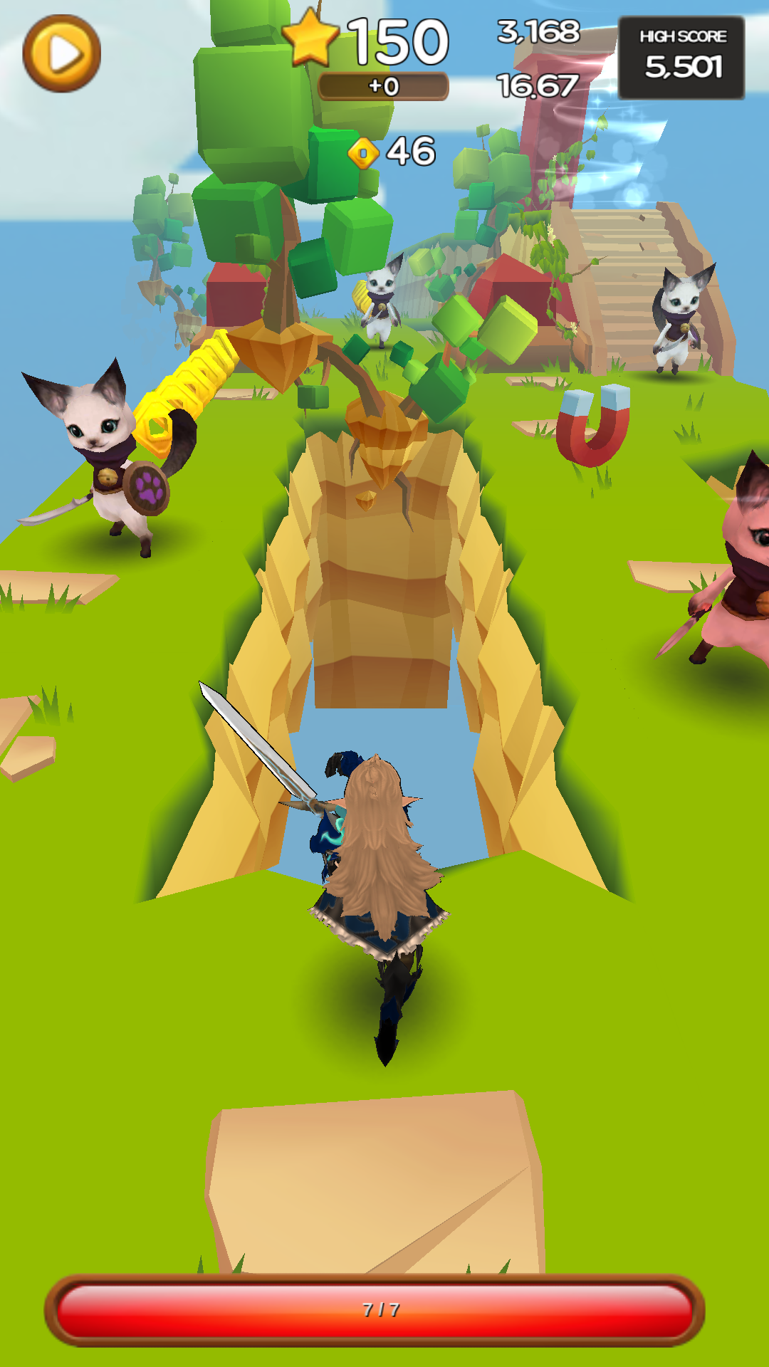 Скриншот игры Crush Runner : Run Game