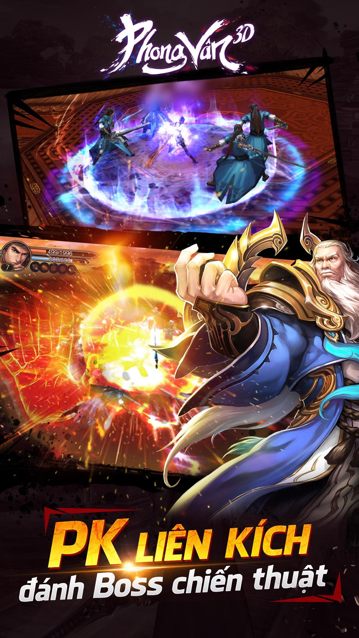 Phong Vân 3D -Hùng Bá Thiên Hạ ゲームのスクリーンショット