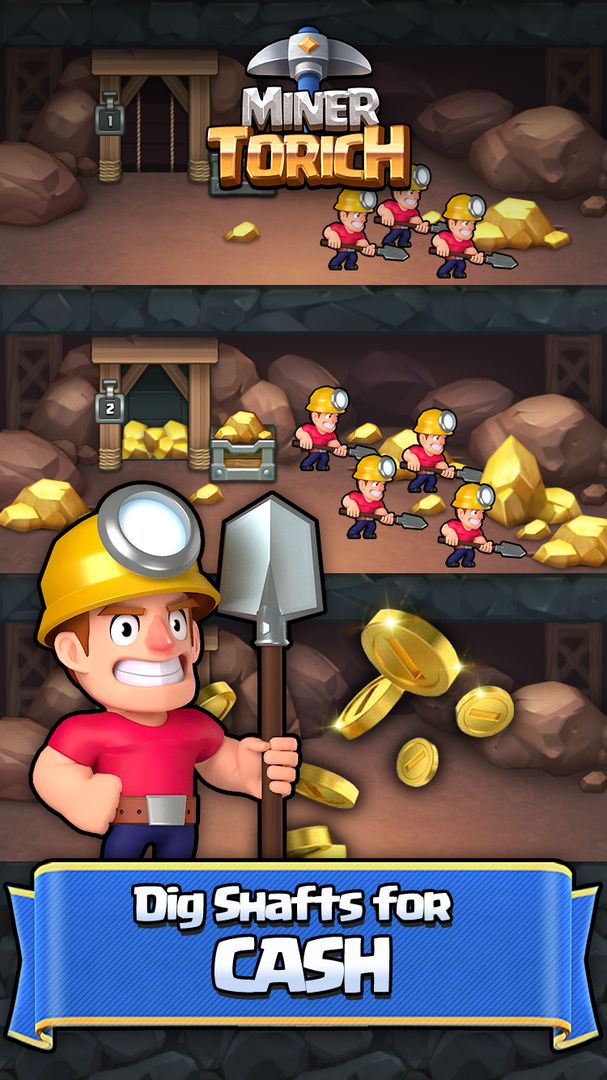 Miner To Rich - Idle Tycoon Simulator ภาพหน้าจอเกม