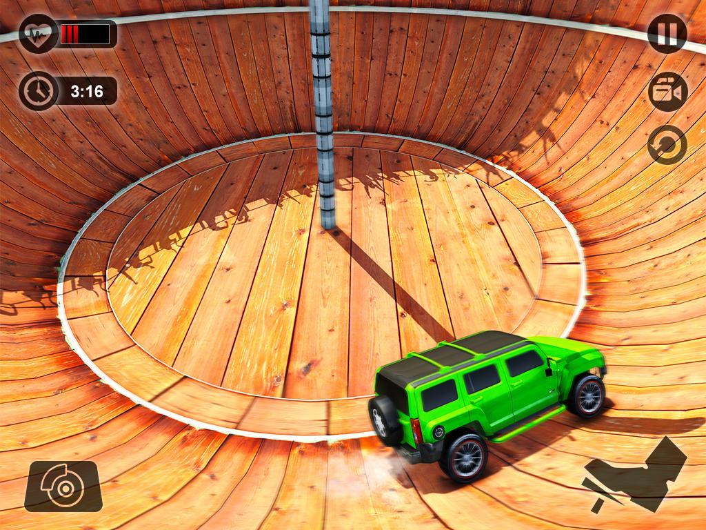 Well of Death Prado Stunt Ride Game Screenshot